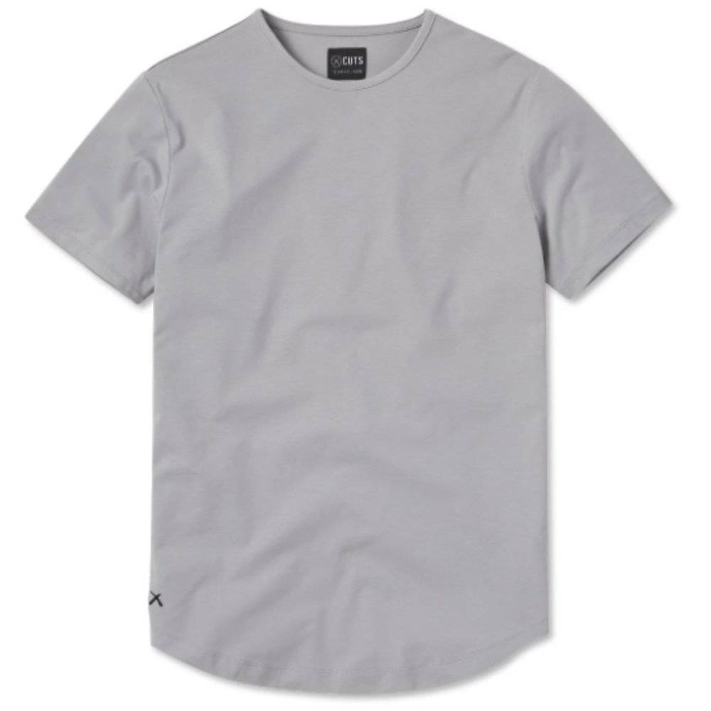 Cuts Crew Curve Hem T size large